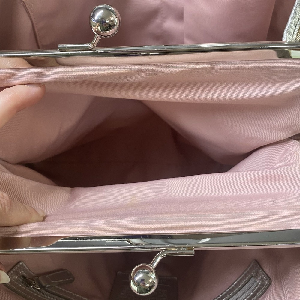 COACH One Women Shoulder Bag Purse-Canvas Beige/olive/yellow/orange Signature C‎ - Picture 11 of 15